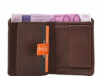 Billfold dr amsterdam, brown - afbeelding 3 van  5