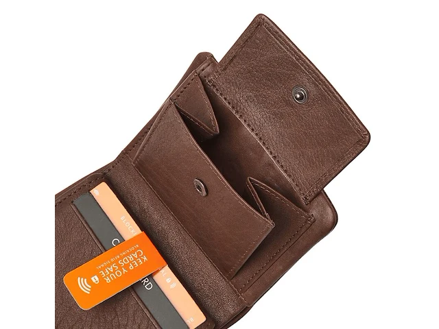 Billfold dr amsterdam, brown - afbeelding 4 van  5