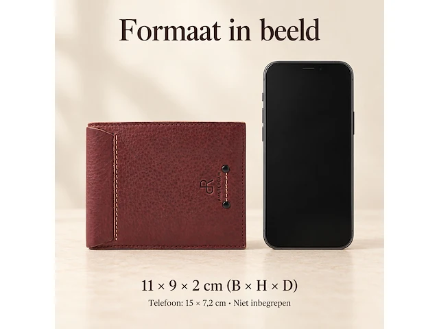 Billfold dr amsterdam, brown - afbeelding 6 van  6