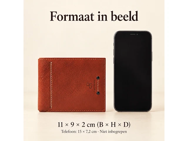 Billfold dr amsterdam, camel - afbeelding 6 van  6