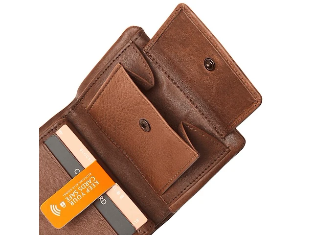 Billfold dr amsterdam, chestnut - afbeelding 4 van  5