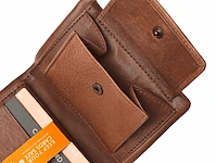 Billfold dr amsterdam, chestnut - afbeelding 4 van  5