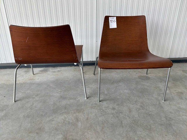 Billiani wachtkamerstoel (2x) - afbeelding 2 van  6