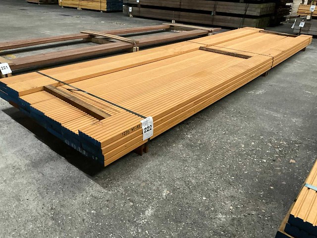 Billinga vlonderplanken 28x140 mm (24x) - afbeelding 1 van  6