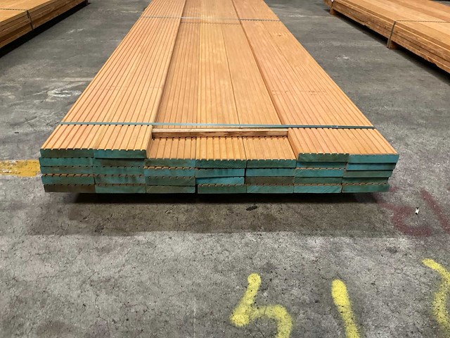 Billinga vlonderplanken 28x140 mm (32x) - afbeelding 4 van  6