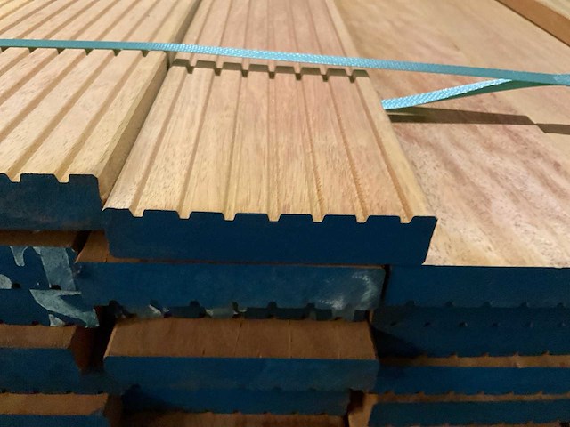 Billinga vlonderplanken 28x140 mm (54x) - afbeelding 4 van  4