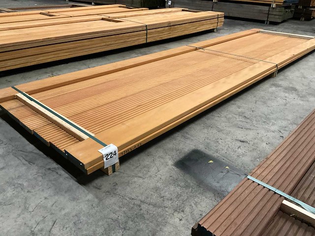 Billinga vlonderplanken 28x140 mm (9x) - afbeelding 1 van  5