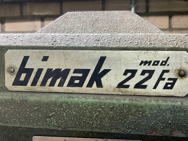 Bimak 22fa kolomboormachine - afbeelding 8 van  8