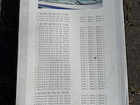 Bimini top, nauticstar, 3 bow | 183x91x231-243, navy blue - afbeelding 2 van  4