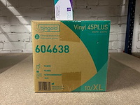 Bingold - vinyl 45plus - latex- en poedervrije wegwerphandschoenen maat xl (5000x) - afbeelding 3 van  3