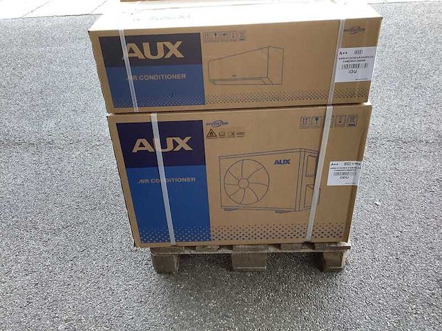 Binnen en buiten unit airconditioning 12.000 btu, aux, asw-h12c5e4/far3di-co idu, wit - afbeelding 3 van  5
