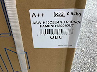 Binnen en buiten unit airconditioning 12.000 btu, aux, asw-h12c5e4/far3di-co idu, wit - afbeelding 5 van  5