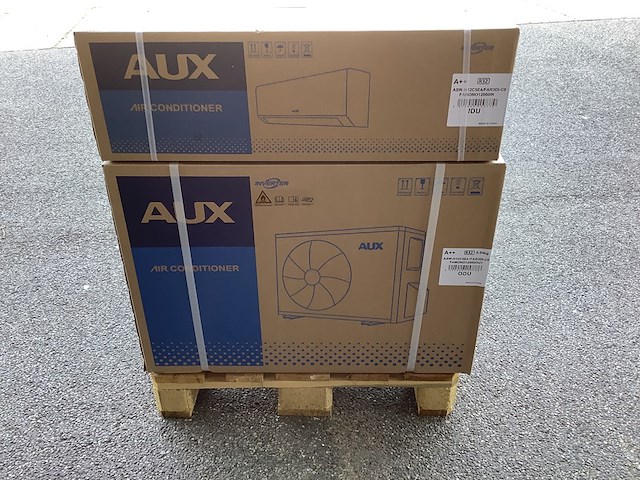 Binnen en buiten unit airconditioning 12000 btu, aux, asw-h12c5e4/far3di-co idu, wit - afbeelding 1 van  3