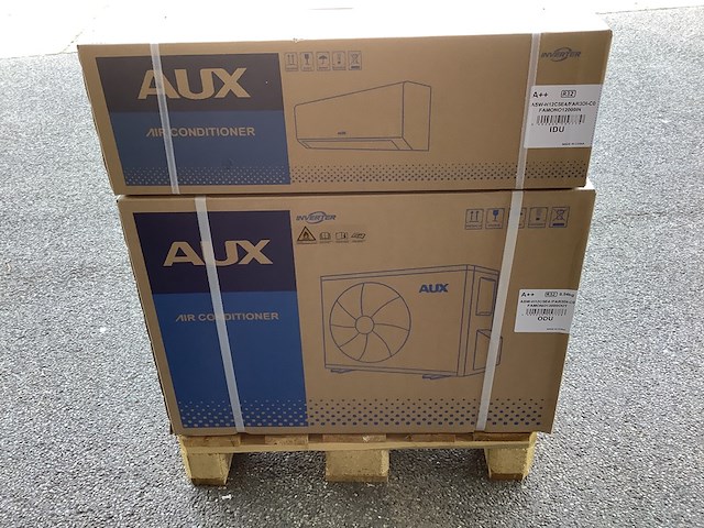 Binnen en buiten unit airconditioning 12000 btu, aux, asw-h12c5e4/far3di-co idu, wit - afbeelding 1 van  3