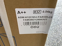 Binnen en buiten unit airconditioning 12000 btu, aux, asw-h12c5e4/far3di-co idu, wit - afbeelding 3 van  3