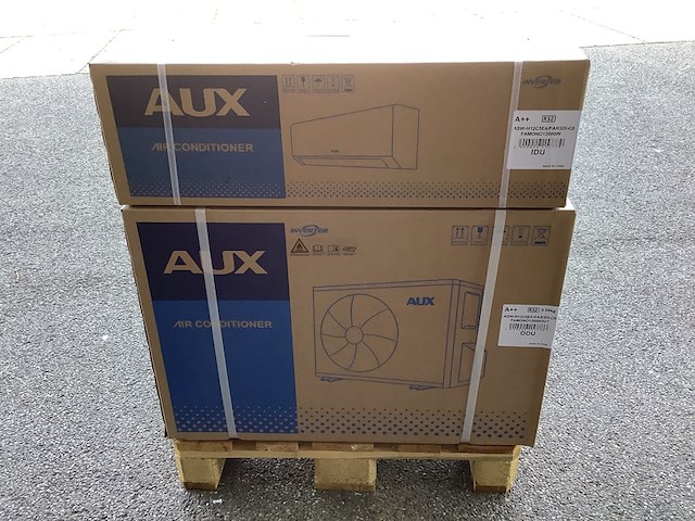 Binnen en buiten unit airconditioning 12000 btu, aux, asw-h12c5e4/far3di-co idu, wit - afbeelding 1 van  3