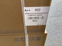 Binnen en buiten unit airconditioning 12000 btu, aux, asw-h12c5e4/far3di-co idu, wit - afbeelding 2 van  3
