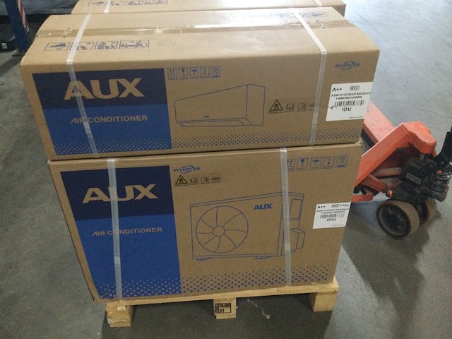 Binnen en buiten unit airconditioning 12.000 btu aux, asw-h12c5e4/far3di-co idu, wit - afbeelding 3 van  6