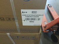 Binnen en buiten unit airconditioning 12.000 btu aux, asw-h12c5e4/far3di-co idu, wit - afbeelding 4 van  6