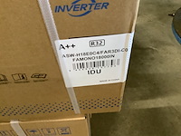 Binnen en buiten unit airconditioning 18000 btu, aux, asw-h18e0c4/far3di-c0 idu., wit - afbeelding 4 van  5