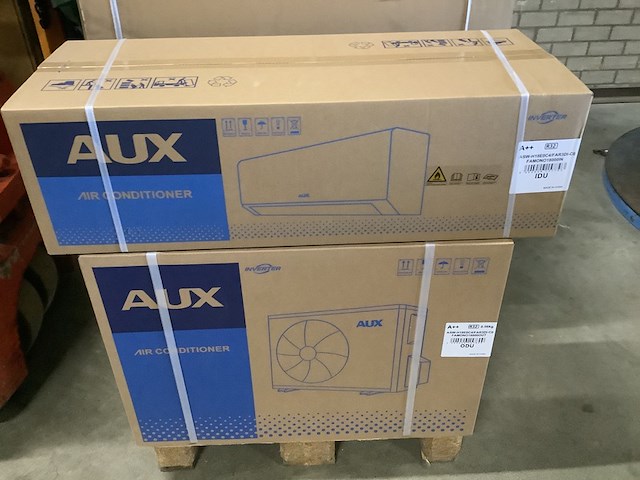 Binnen en buiten unit airconditioning 18000 btu, aux, asw-h18e0c4/far3di-c0 odu., wit - afbeelding 3 van  5