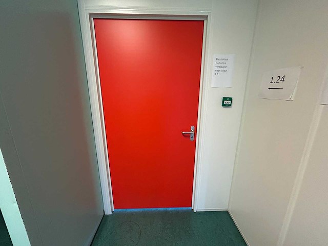 Binnendeur, met insteekslot en deurkrukken. (4x) - afbeelding 1 van  4