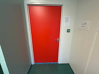Binnendeur, met insteekslot en deurkrukken. (4x) - afbeelding 1 van  4