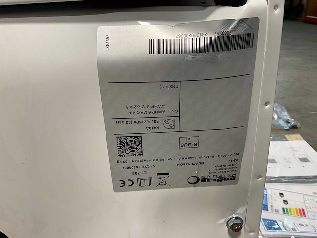 Binnenunit lucht/water-warmtepomp blwspi48oh - beschadigd - afbeelding 2 van  12