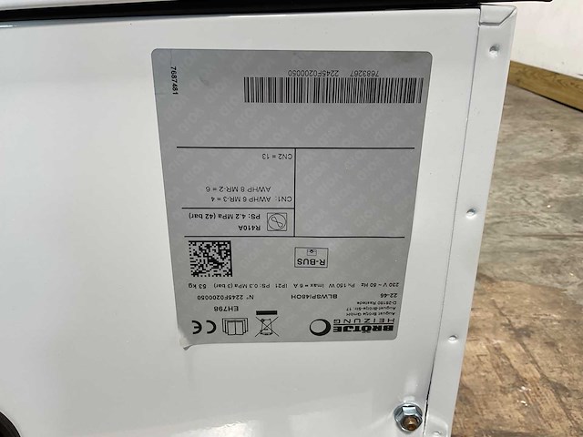 Binnenunit lucht/water-warmtepomp blwspi48oh - beschadigd - afbeelding 5 van  14