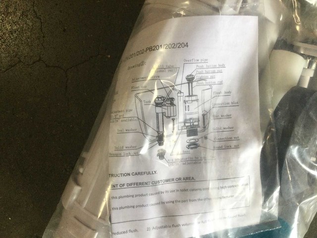 Binnenwerk spoelbak toilet (22x) - afbeelding 4 van  6