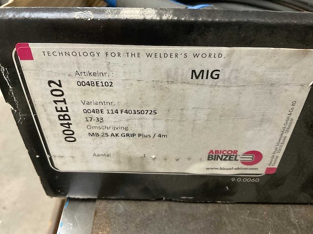 Binzel mb25 mig las toorts - afbeelding 3 van  4