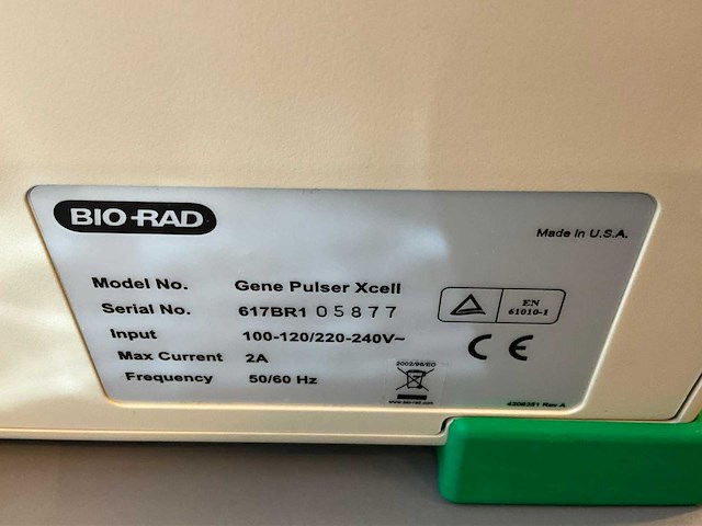 Bio-rad genepulswr xcell elektroporator - afbeelding 4 van  4