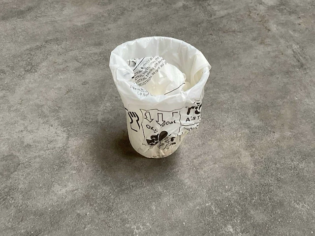 Bio single wrapped 250ml bekers (1000x) - afbeelding 1 van  3