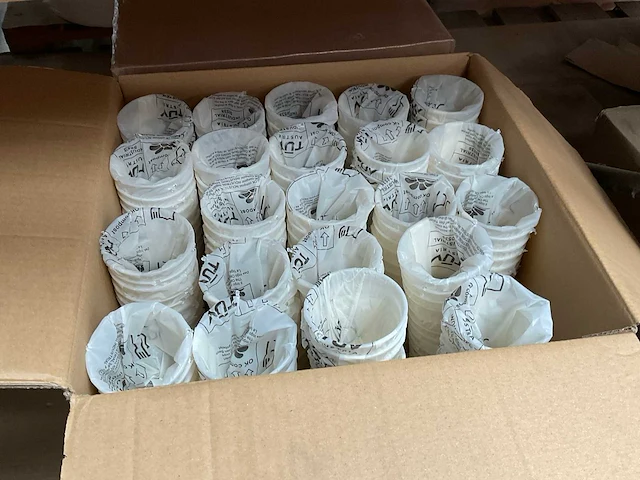 Bio single wrapped 250ml bekers (1000x) - afbeelding 2 van  3