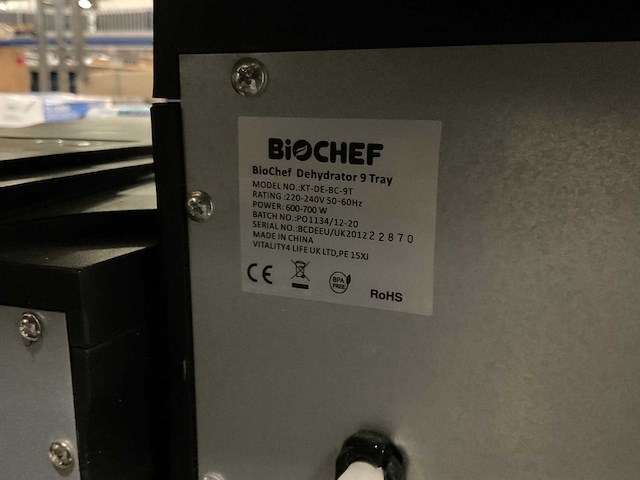 Biochef - dehydrator - voedseldroger (2x) - afbeelding 4 van  5