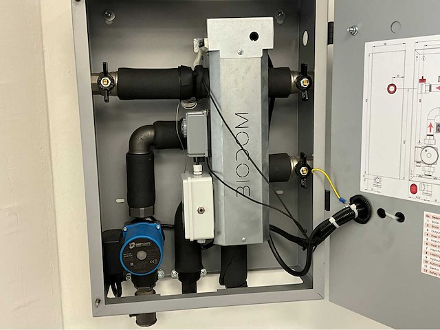 Biodom 6,5 kw warmtepomp monoblok inverter met geavanceerde controller - afbeelding 13 van  14