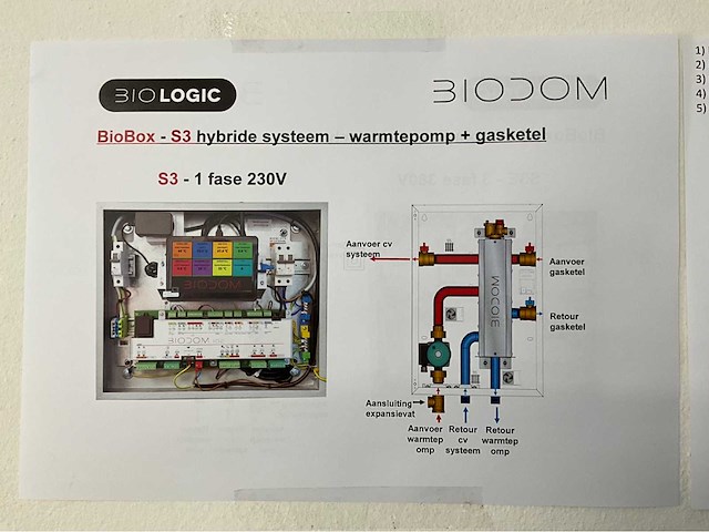 Biodom 6,5 kw warmtepomp monoblok inverter met geavanceerde controller - afbeelding 2 van  14