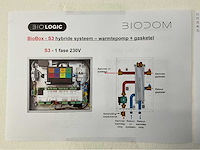 Biodom 6,5 kw warmtepomp monoblok inverter met geavanceerde controller - afbeelding 2 van  14