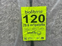Biofib - trio 120 mm (8 pak = 28.8 m2) - 1200 mm x 600 mm x 120 mm - isolatie - afbeelding 3 van  6