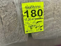 Biofib - trio 180 mm (6 pak = 12,96 m2) - 1200 mm x 600 mm x 180 mm - isolatie - afbeelding 8 van  9