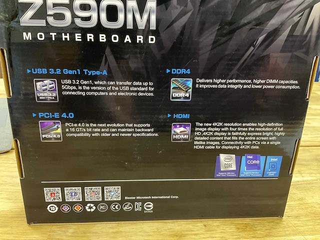 Biostar z590m moederbord - afbeelding 2 van  2