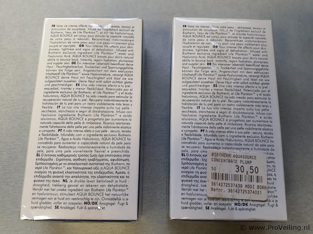 Biotherm aqua bounce hydratatieconcentraat super concentrate 50ml - 2 stuks - afbeelding 4 van  5