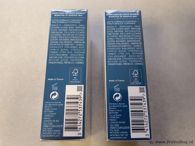 Biotherm aqua bounce hydratatieconcentraat super concentrate 50ml - 2 stuks - afbeelding 5 van  5