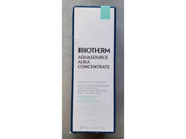Biotherm aquasource hydraterend serum aura concentrate 50ml - afbeelding 1 van  2