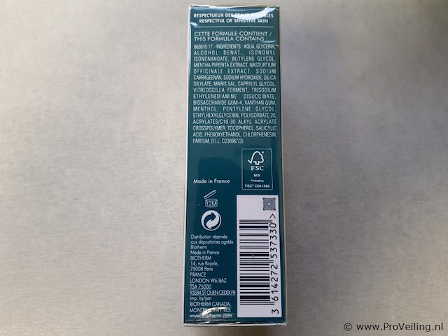 Biotherm aquasource hydraterende fluïde aqua pure super concentrate 50ml - afbeelding 3 van  4