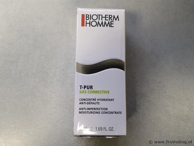 Biotherm homme hydraterend concentraat tegen onvolkomenheden t-pur sos corrective 50ml - afbeelding 1 van  3