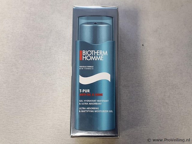 Biotherm homme hydraterende en matterende gezichtsverzorgingsgel t-pur 50ml - afbeelding 1 van  3