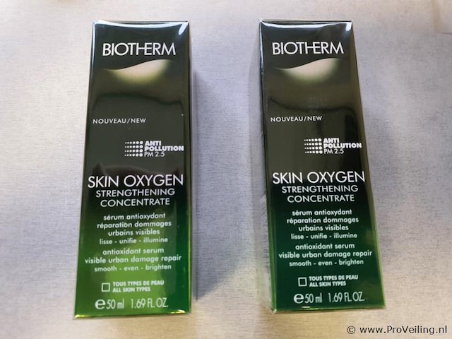 Biotherm skin oxygen antioxidant serum strengthening concentrate 50ml - 2 stuks - afbeelding 3 van  3