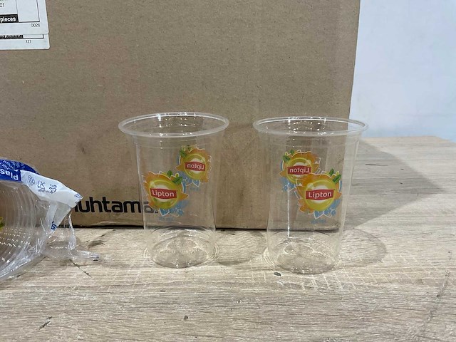 Bioware - lipton - plastic bekers 0,25 l (8000x) - afbeelding 4 van  6