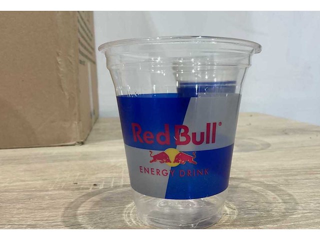 Bioware - redbull - plastic bekers 300 cc (4480x) - afbeelding 1 van  3